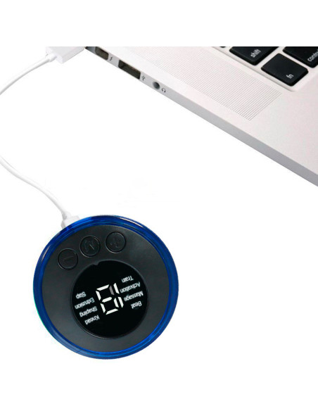 Mini Masseur Cervical Électrique Rechargeable Polyvalent avec 8 Modes