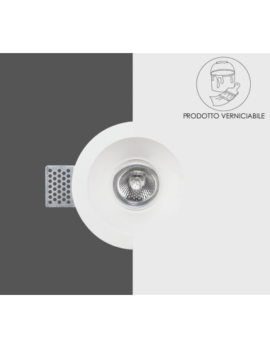 Douille encastrée en plâtre GS-5007 ronde...