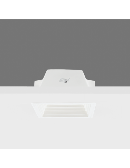 Douille encastrée en plâtre GS-5004 carrée blanche avec connexion GU10