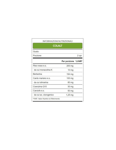 Colalt 60 Capsules WHYNATURE Complément alimentaire contre le cholestérol