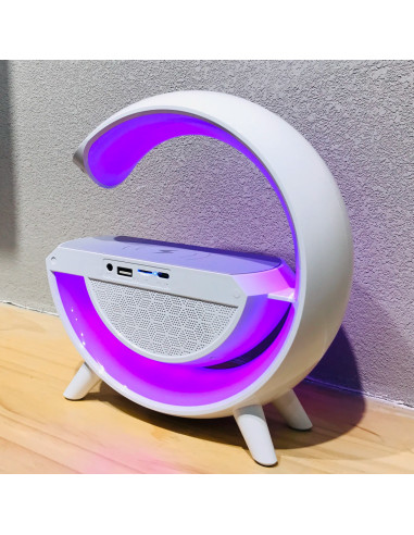 Lampe de chargement sans fil Bluetooth 5.0 LED...