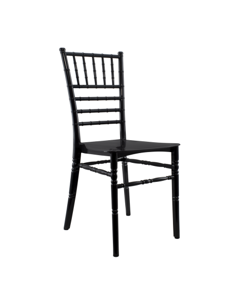 Pack 4 chaises Chiavari vintage NOIR Chaise Chiavarina Catering au classique