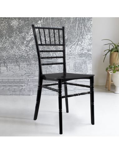 Pack 4 chaises Chiavari vintage NOIR Chaise...