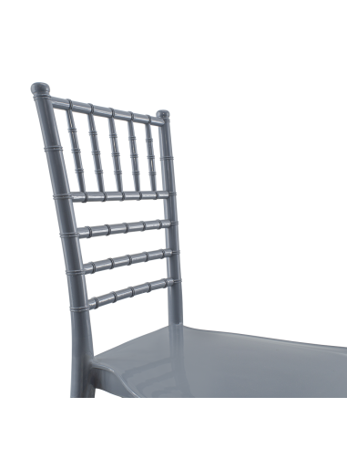 Ensemble 6 chaises Chiavari vintage GRIS...
