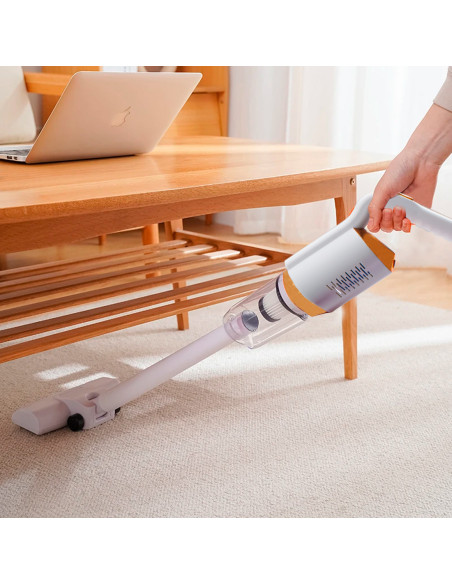 Aspirateur sans fil balai électrique sans sac filtre anti-poussière rechargeable