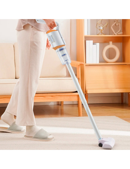 Aspirateur sans fil balai électrique sans sac filtre anti-poussière rechargeable