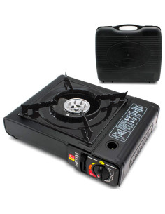 Réchaud à gaz portable pour camping en mallette idéal...