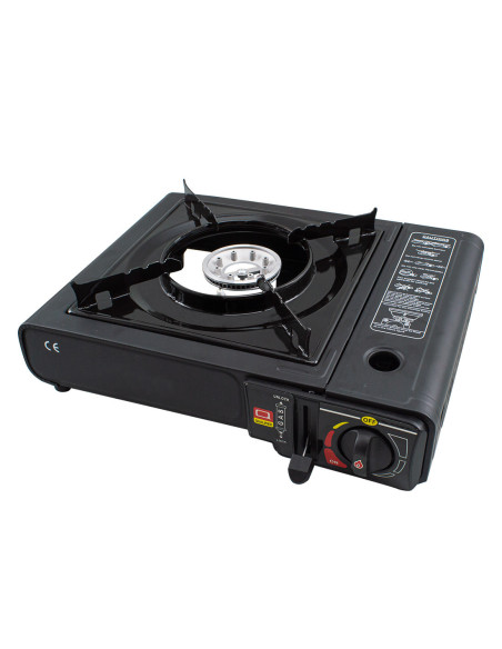 Réchaud à gaz portable pour camping en mallette idéal pour cuisine en plein air