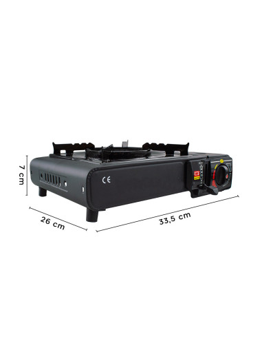 Réchaud à gaz portable pour camping en mallette...