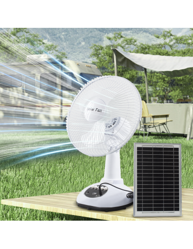 Ventilateur Portable avec Lumière d'Urgence...