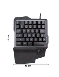 Clavier de jeu mécanique rétroéclairé avec 35 touches de... 2