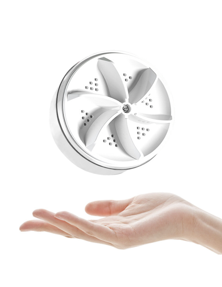 Mini lave-linge de voyage à turbine portable pour lessive