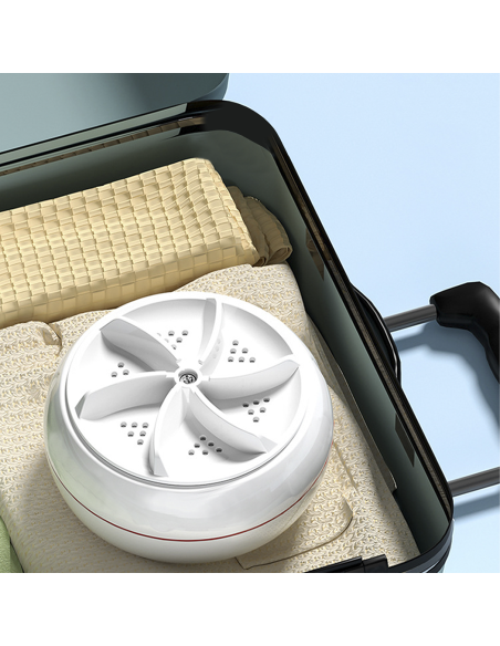 Mini lave-linge de voyage à turbine portable pour lessive
