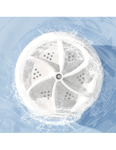 Mini lave-linge de voyage à turbine portable...