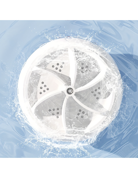 Mini lave-linge de voyage à turbine portable pour lessive
