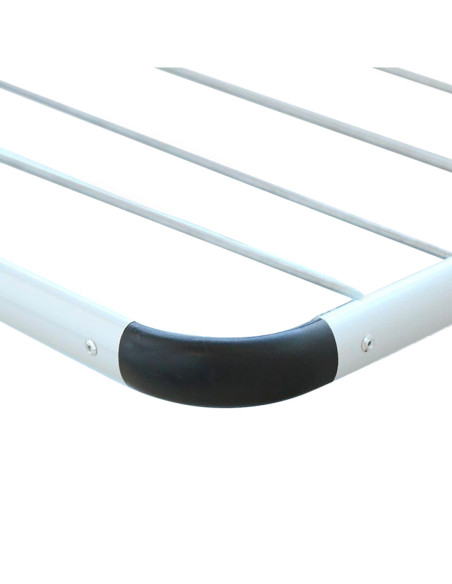 Corde à linge ou radiateur de balcon 54cm en aluminium et supports réglables
