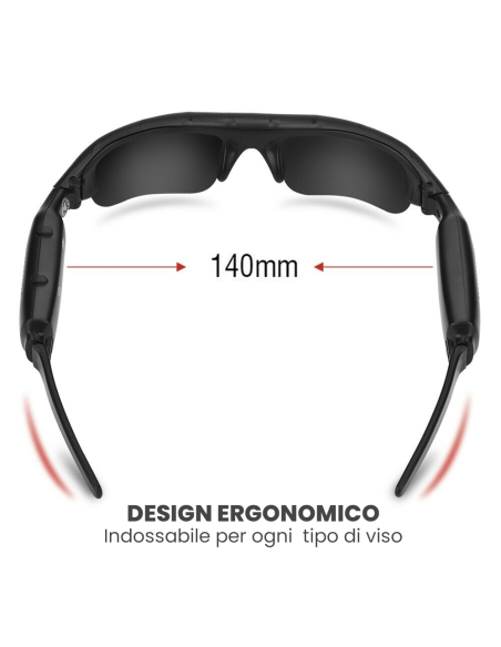 Lunettes soleil Bluetooth avec caméra polarisée enregistrement photo ou vidéo 4K