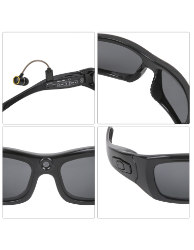 Lunettes soleil Bluetooth avec caméra polarisée...