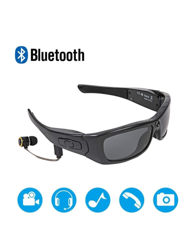 Lunettes soleil Bluetooth avec caméra polarisée...