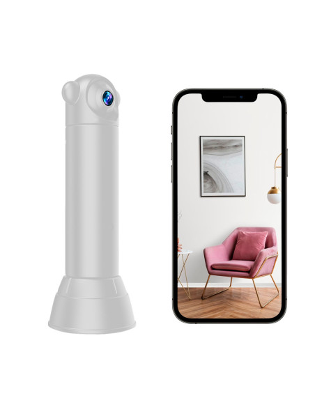 Mini caméra Rotation 180° Q-Sx82 Wi-Fi sans fil 1080p 4K Vision nocturne