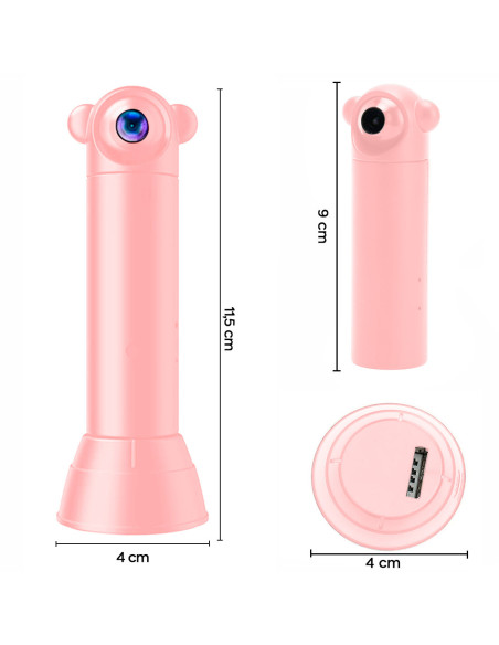 Mini caméra Rotation 180° Q-Sx82 Wi-Fi sans fil 1080p 4K Vision nocturne