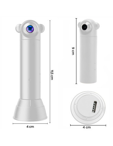 Mini caméra Rotation 180° Q-Sx82 Wi-Fi sans fil...