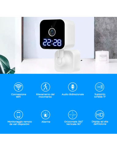 Caméra panoramique Q-SX909 sans fil pour...