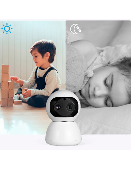 Caméra intelligente Wi-Fi Q-S2099, zoom 10X, avec reconnaissance faciale