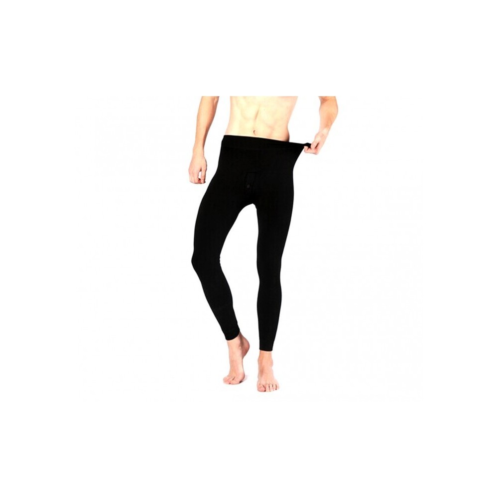 Lot de 3 Leggings thermique - avec de la fourrure intérieure- MEGGINGS - Rabat avec clips en tissu extensible
