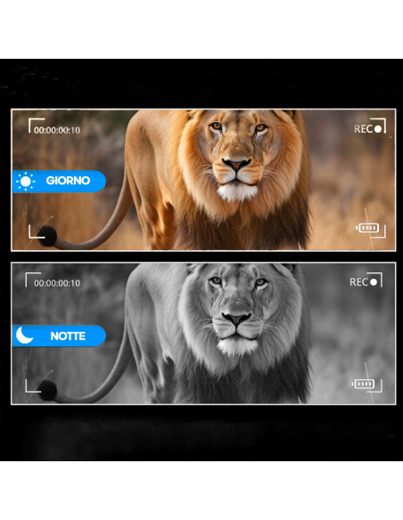 Jumelles avec écran 3" vision nocturne zoom numérique 8x prise photos et vidéos
