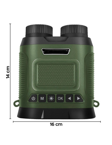 Jumelles avec écran 3" vision nocturne zoom...