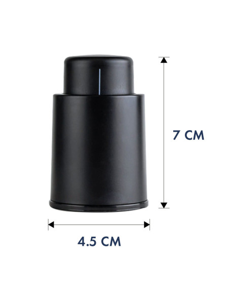 Système vide de bouchon de vin économiseur réutilisable avec enregistrement date