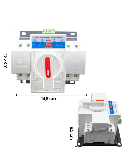 Interruptor de transferencia automática Generador de energía dual de 230 V