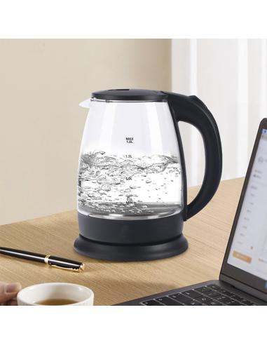 Bouilloire Électrique en Verre Borosilicate...
