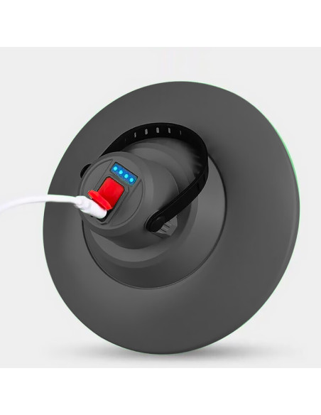 Lampe de camping Rechargeable via USB Lumière haute - moyenne - basse