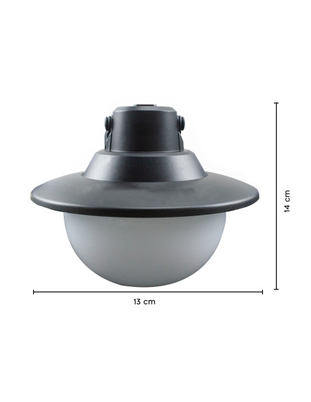 Lampe de camping Rechargeable via USB Lumière haute - moyenne - basse