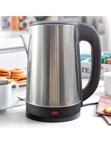 Bouilloire électrique inox 1,8lt 1500W voyant...