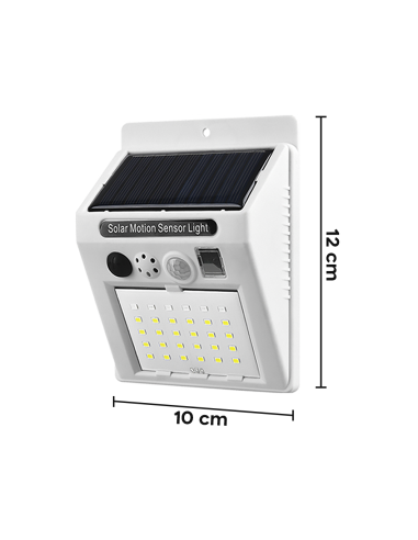 Lampe solaire avec alarme de détection de...