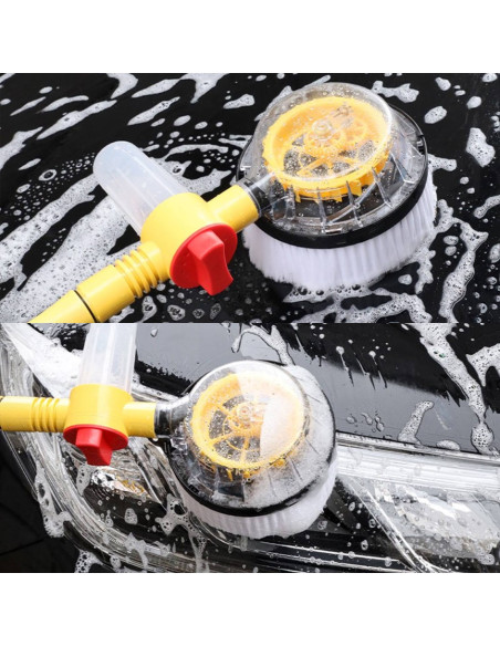 Brosse rotative haute pression lavage des vitres voiture avec réservoir savon