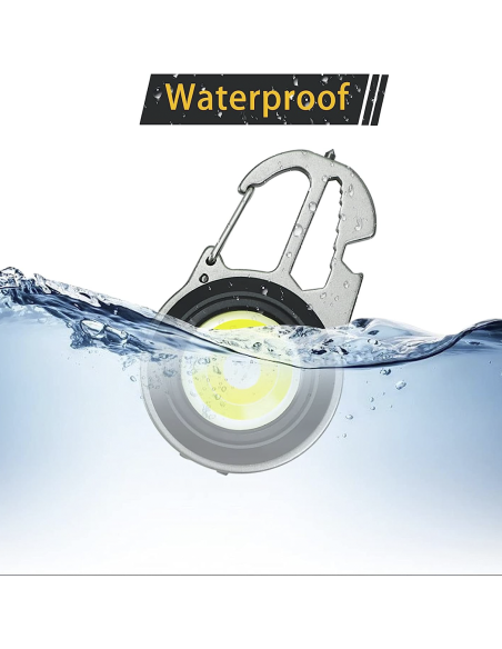 Mini lampe poche LED polyvalente portable rechargeable pour camping avec trépied