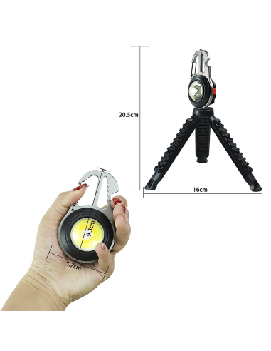 Mini lampe poche LED polyvalente portable...