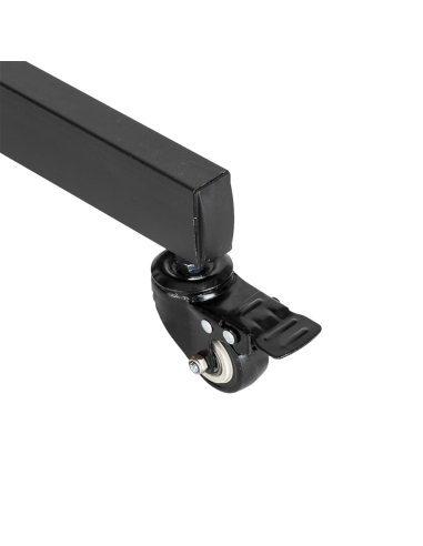 Support de chariot TV à 4 roues pivotantes pour...