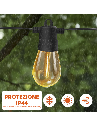 Guirlande lumineuse solaire rechargeable de 10...