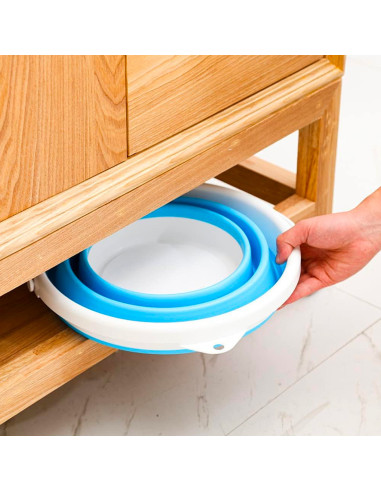 Seau pliable silicone capacité de 5L portable...