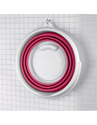 Seau pliable en silicone capacité  10L portable...