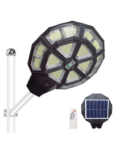 Lampe solaire de rue Jortan 500W IP66 Télécommande et minuterie