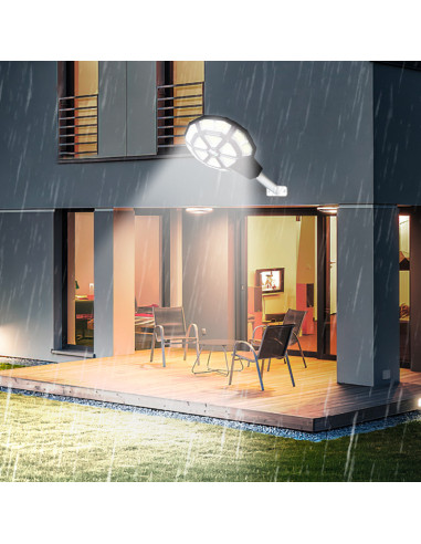 Lampe solaire de rue Jortan 500W IP66...