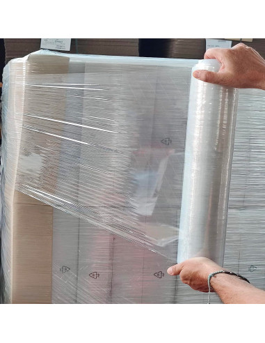 Lot 3 rouleaux film rétractable transparent...