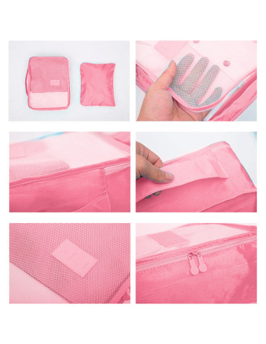 Ensemble 6 organiseurs voyage imperméables pour...