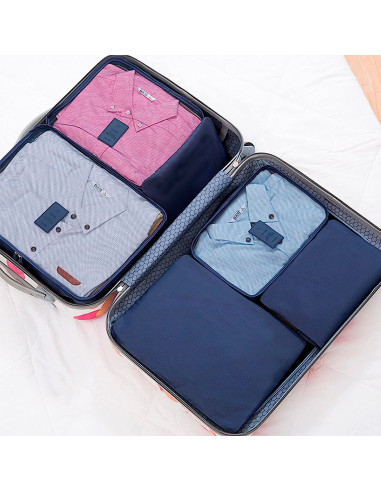 Ensemble 6 organiseurs voyage imperméables pour...